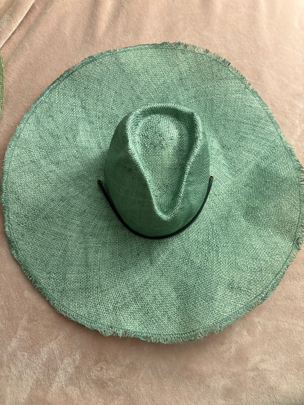 NWT Wyeth green straw sun hat